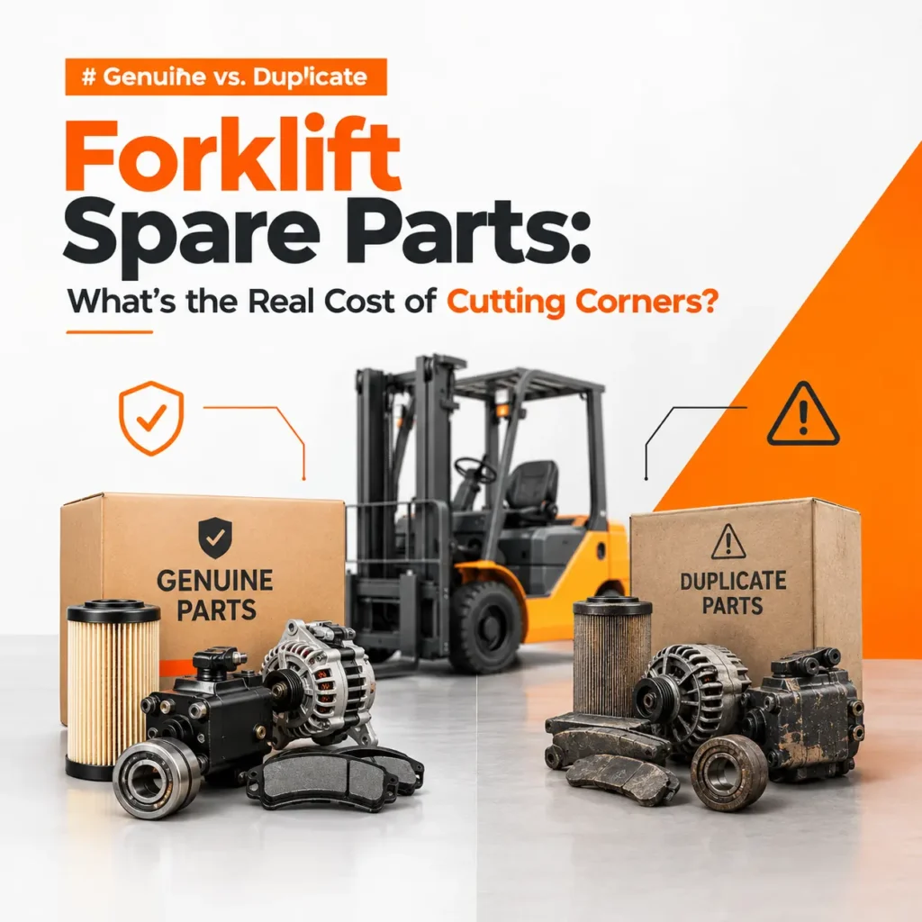 Genuine vs. Duplicate Forklift Spare Parts